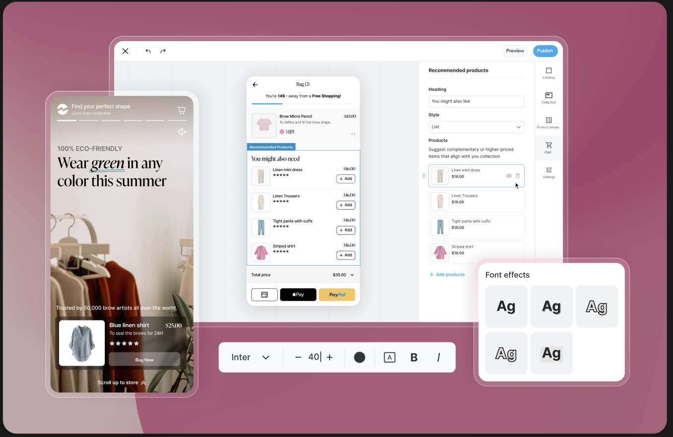 Configure micro-store audience