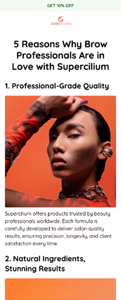 Supercilium micro-store